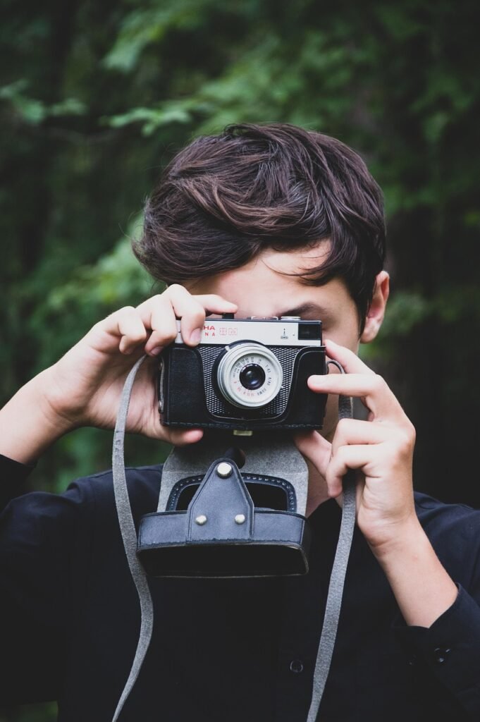 camera, portrait, take pictures, lens, photographer, boy, young man, teen, film camera, take pictures on film, retro camera, old camera, camera, camera, camera, boy, boy, boy, boy, boy